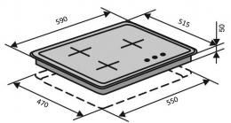 Варочная поверхность газовая VENTOLUX HSF630-T3G CESTB (BK): 5