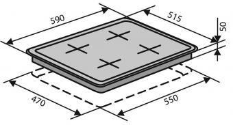 Варочная поверхность газовая VENTOLUX HSF640-D3 CS (WH): 5