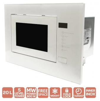 Встраиваемая микроволновая печь VENTOLUX MWBI 20 G WH TC FS: 2
