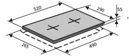 Варочная поверхность индукционная VENTOLUX HI 32 TC: 5