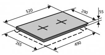Варочная поверхность индукционная VENTOLUX HI 32 TC FBS: 6
