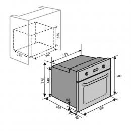 Духовой шкаф электрический VENTOLUX ATLANTA 6 MT (BK): 3