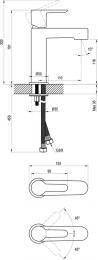 Смеситель для умывальника RAVAK PU 014.20 X070181: 3