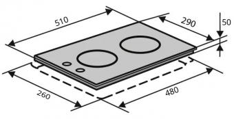 Варочная поверхность электрическая VENTOLUX HV 32 PB X 3: 5