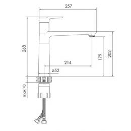 Смеситель для кухни IMPRESE PIVOT LV f03408501LV: 2