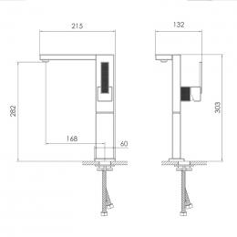 Смеситель для умывальника IMPRESE DEIRA ZMK122001011: 3