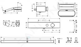 Набор акссесуаров HANSGROHE WALLSTORIS 24250700: 2