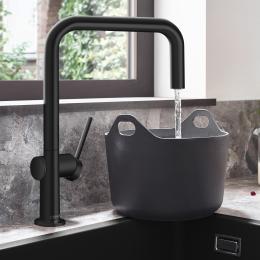 Смеситель для кухни HANSGROHE Talis M54 черный мат 72806670: 1