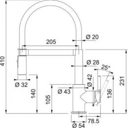 Смеситель для кухни FRANKE Franke Lina 115.0626.088: 2