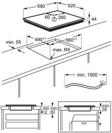 Варочная панель индукционная Electrolux EIP6446: 5