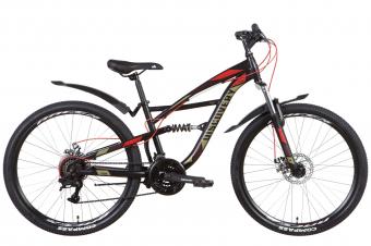 Велосипед 26" Discovery TRON AM2 DD 2022 Размер 15" черный с хаки (м)(OPS-DIS-26-507): 1