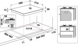 Варочная поверхность газовая WHIRLPOOL TGML661NB: 4