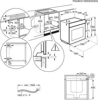 Духовой шкаф электрический Electrolux EOB9S31WX: 3