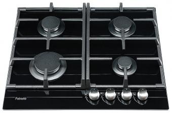 Варочная поверхность газовая Fabiano FHG 1244 VGH Black Glass 8111.406.1029