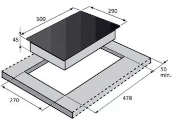 Варочная поверхность газовая Fabiano FHG 132 VGH Inox 8112.406.0839: 2