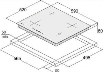 Варочная поверхность индукционная Fabiano SIH 643 Black 8122.416.1078: 5