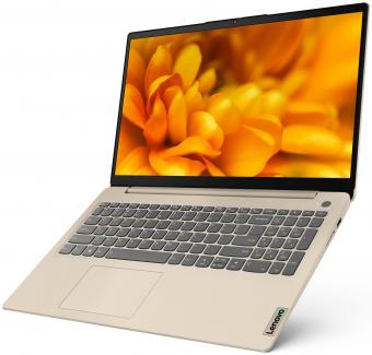 Ноутбук Lenovo IdeaPad 3 (82H803KJRA) 15.6" FHD IPS AG, Intel i3-1115G4, 8GB, F512GB, UMA, DOS, песочный: 2