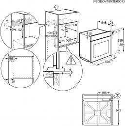 Духовой шкаф электрический Electrolux EOC8P39WX: 2