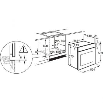 Духовой шкаф электрический Electrolux EOF5H40BX: 6