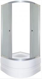 Душевая кабина SHOWER Saturn STN-858 (80х80х205) профиль хром, матовое стекло: 2