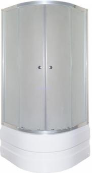 Душевая кабина SHOWER Saturn STN-858 (80х80х205) профиль хром, матовое стекло: 1