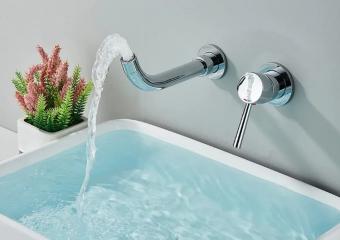 Смеситель для умывальника Rea Lungo chrome long REA-B0369: 3