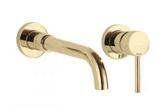 Смеситель для умывальника Rea Lungo gold long REA-B0370: 1