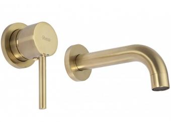 Смеситель для умывальника Rea Lungo gold long REA-B8652: 4
