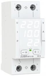 Реле мультифункциональное однофазное на 2 модуля ZUBR MF2-50 (4820120222580): 1