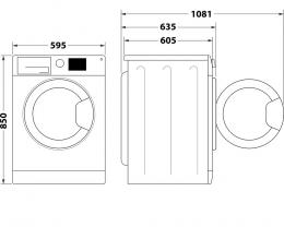 Стиральная машина с сушкой WHIRLPOOL FFWDB976258BVUA: 2