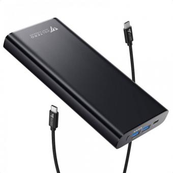 Универсальная мобильная батарея PowerOak Voltero S25 100W 26800mAh PD3.0 PPS USB-C MacBook: 2
