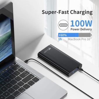 Универсальная мобильная батарея PowerOak Voltero S25 100W 26800mAh PD3.0 PPS USB-C MacBook: 3