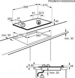 Варочная поверхность газовая Zanussi ZGH66424XS: 3