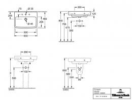 Умывальник VILLEROY&BOCH O.Novo 65x46 4A416501: 2