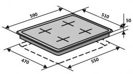 Варочная поверхность газовая VENTOLUX HG D7 ST (X): 3