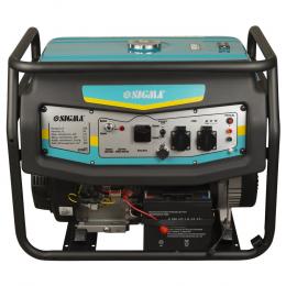 Бензиновый электрогенератор Sigma  5.0/5.5кВт 4-х тактный с выводом под АВР (5710321): 2
