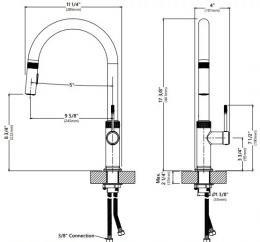 Смеситель для кухни KRAUS KPF-2654BG: 2