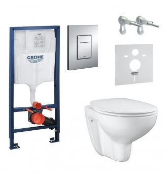 Комплект инсталляция GROHE Bau Ceramic + унитаз 39586000: 1