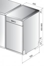 Посудомоечная машина WHIRLPOOL WSFO3O23PF: 6