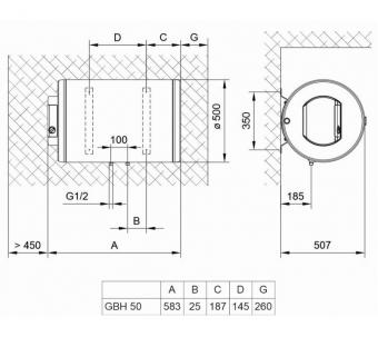 Водонагреватель Tiki Comfort H50V9 (700178): 2