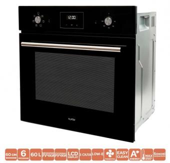 Духовой шкаф электрический VENTOLUX EO60TC-6K BK: 2