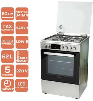 Плита комбинированная Ventolux GE 6060 CS 6TC (X): 2