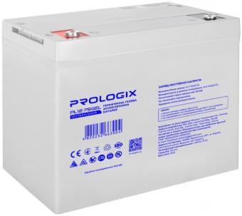 Акумуляторна батарея Prologix 12V 75AH (PL12-75GEL) GEL: 1