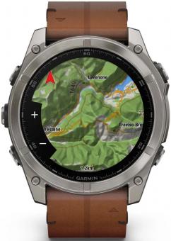 Смарт-часы Garmin Fenix 8 51mm AMOLED Sapphire Bare Ti Blk/Chsnt Lthr (010-02905-40): 4