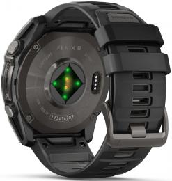 Смарт-часы Garmin Fenix 8 51mm AMOLED Saph CrbnGryTi/Blk Blk/PebbleGryBnd (010-02905-21): 3