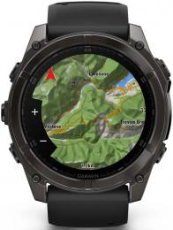 Смарт-часы Garmin Fenix 8 51mm AMOLED Saph CrbnGryTi/Blk Blk/PebbleGryBnd (010-02905-21): 4