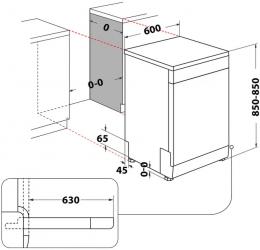 Посудомоечная машина WHIRLPOOL W7FHP33A: 5