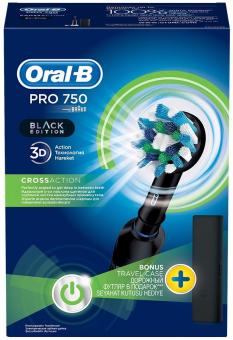 Зубная щетка электрическая Braun Oral-B PRO 750 D16 CrossAction Black (D16.513.1UX Black): 3