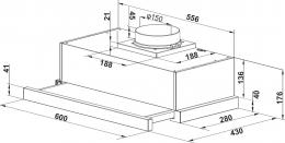 Вытяжка Fabiano SlimLine 60 Inox 8107.402.1670: 2