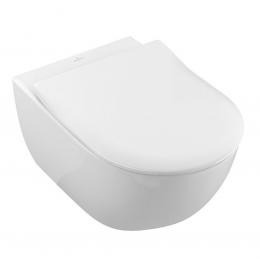 Унитаз подвесной без ободка с сид. SlimSeat VILLEROY&BOCH VERITY DESIGN 5C98HR01: 1